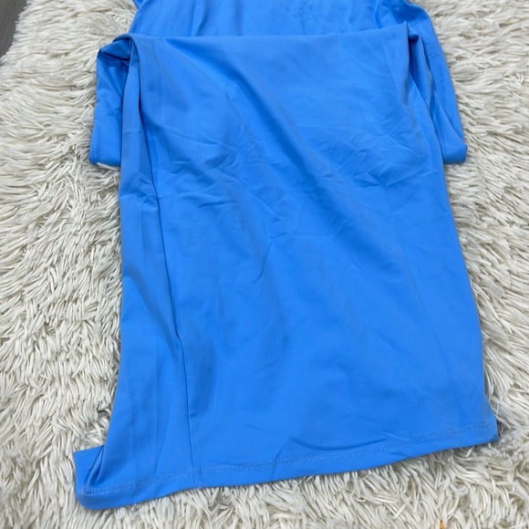 Susana Monaco Women's Blue Tube Overlay Dress - Picture 6 of 7